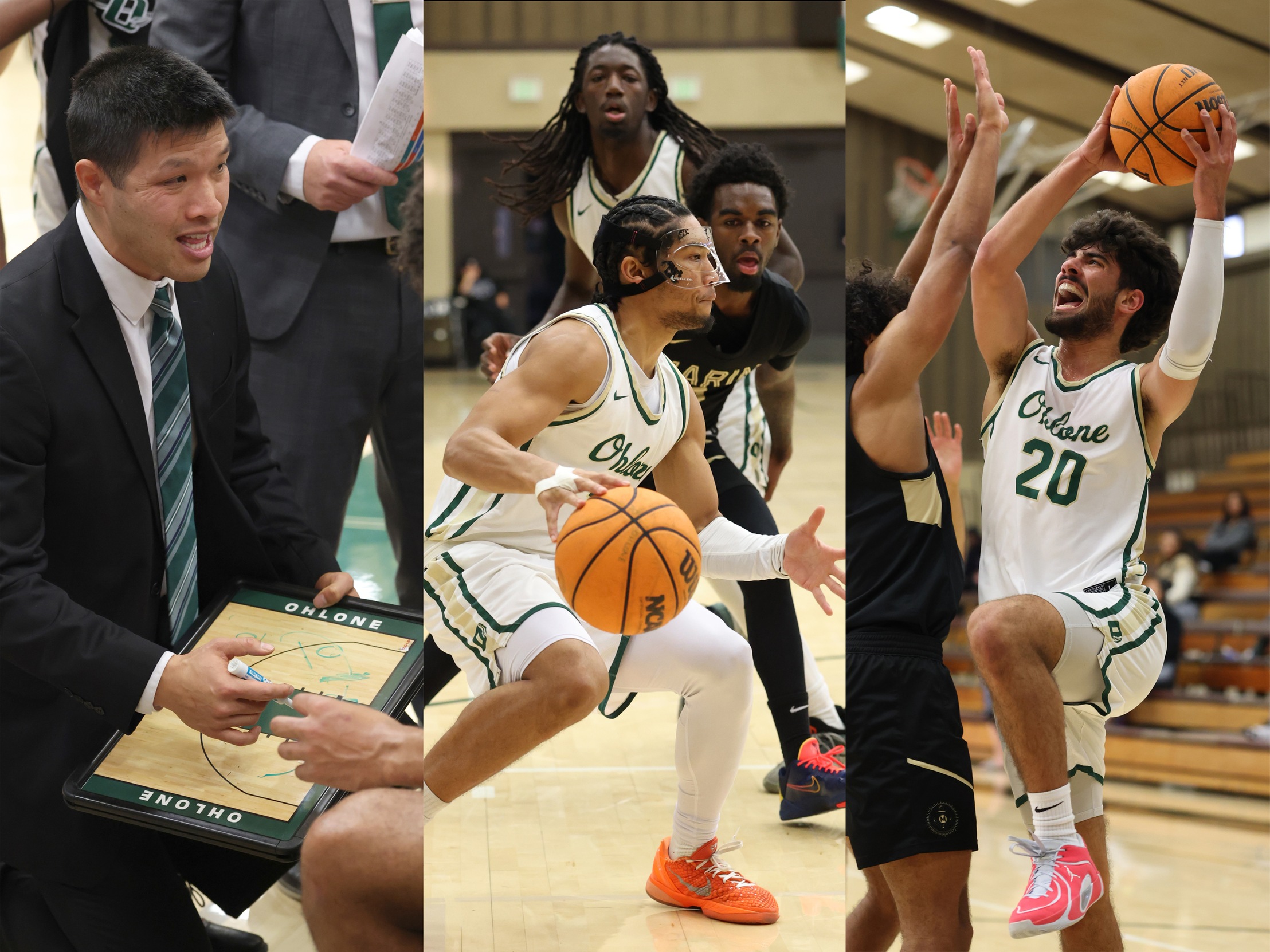 Ohlone Men's Basketball Wins on the Road 92-62 Over Gavilan